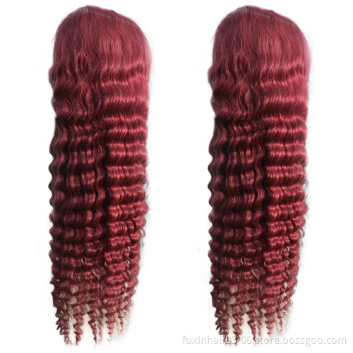 Cutical Aligned Virgin Hair Hd Wigs 180 Density Vendors For Dye Lace Wigs Human Color 40" Inch Lace Front Wig For Black Women